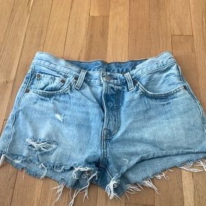 Levi 501 jean shorts